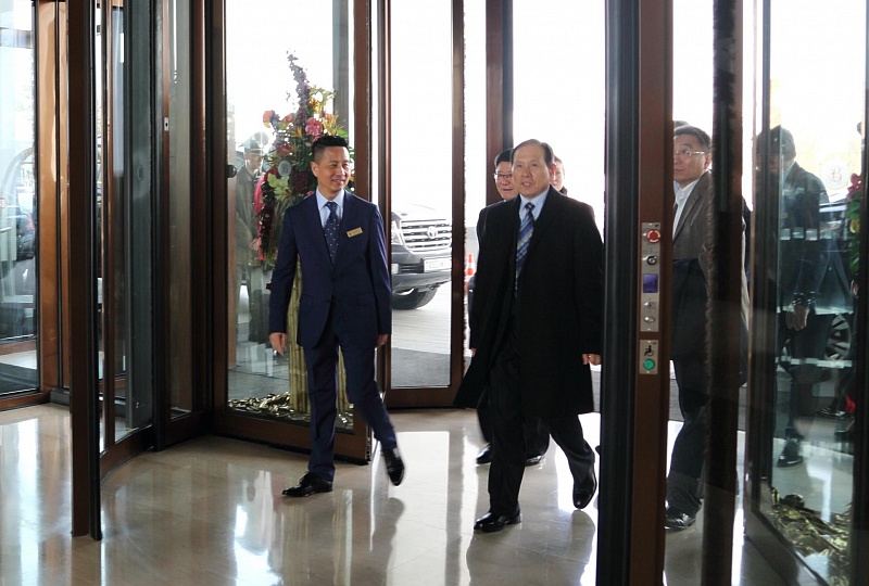 State Councilor and Minister of Defense of the People's Republic of China, Wei Fenghe,  in the Beijing Hotel